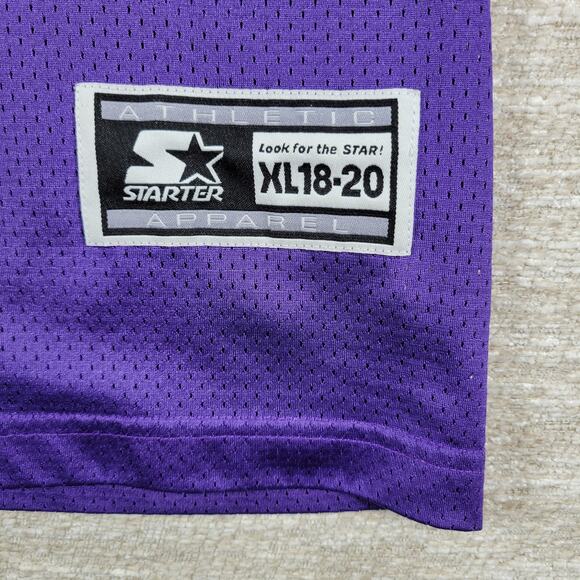 Vintage Starter Randy Moss #84 Minnesota Vikings Jersey Youth XL 18-20 1999 NFL - Picture 5 of 16